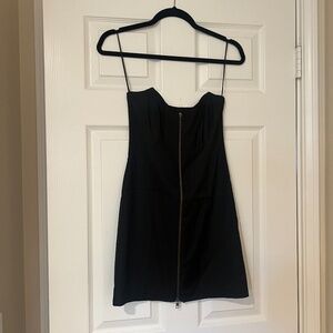 MASON by Michelle Mason Zipper Front Strapless Dress Size 2 New with Tags $374